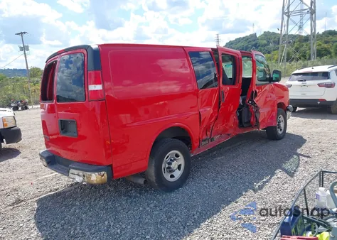 2016 Chevrolet Express 2500 Work Van from USA, damaged, VIN 1GCWGAFF0G1196307